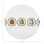 Sushi Roll Vegan Leather Round Coasters