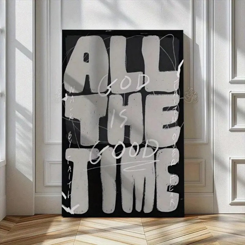 Edgy All Good All The Time, impression sur toile Graffiti - Urban Studio, 36 * 24 pouces (90 * 60 * 2cm)