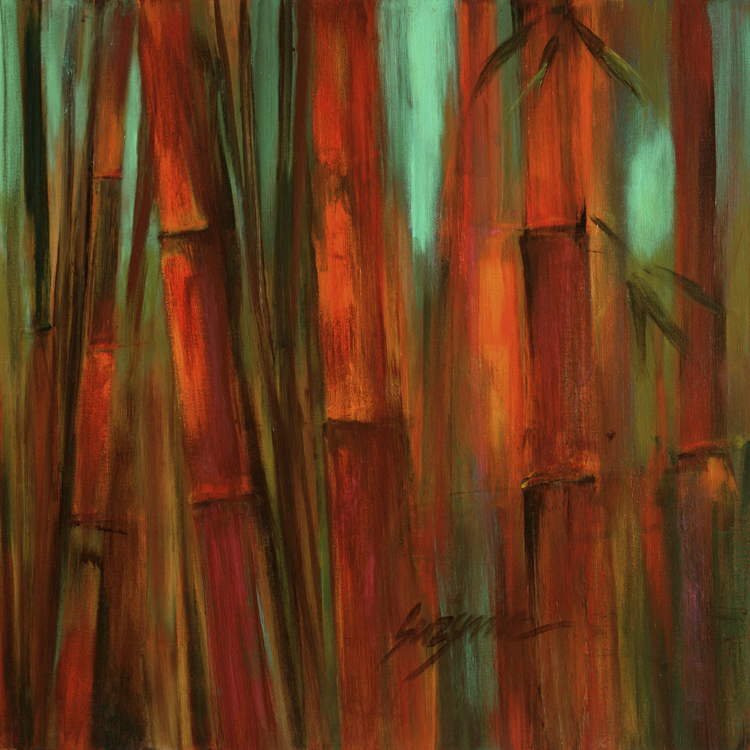 Leinwandbild Sunset Bamboo II von Suzanne Wilkins