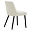 Morden Solid Back Side Chair, Upholstered Kitchen Dining Chair, PU Leather-1803711