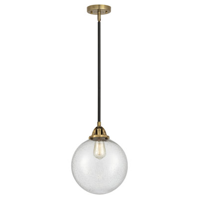 Nouveau 2 - Alphonsa - 1 Light 10" Stem Hung Mini Pendant - Bulb Not Included
