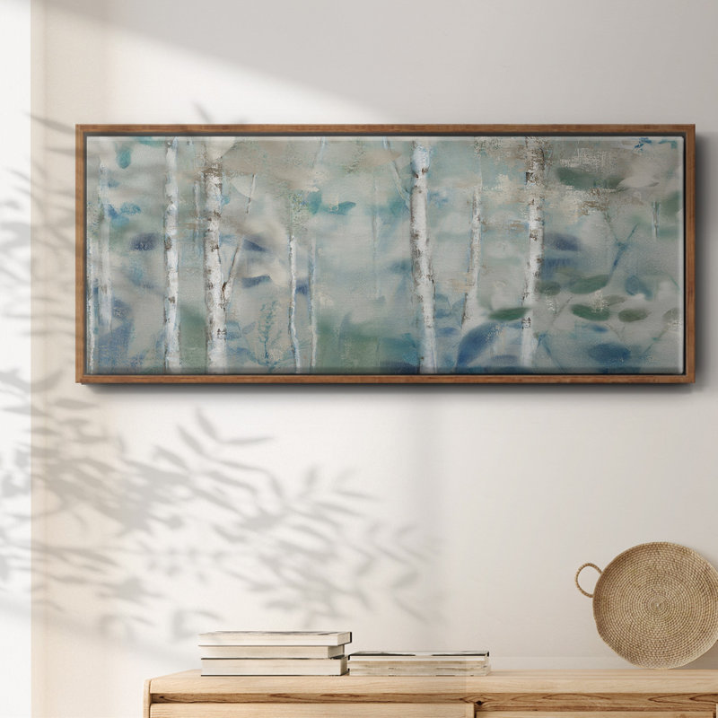 Zen Forest II- Framed Canvas, 20" H x 50" W