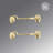 Security Cabin Hook - Solid Brass Swivel Latch 4" L