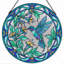 Panneau de vitrail vitrail, H 12 po-2079640979