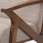 Upholstered Accent Chair with Footstool