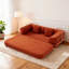 Canapé-lit, canapé-lit compressé et convertible avec couverture cachée, stabilité accrue du cadre pour le confort du salon et de la chambre à coucher