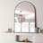 Metal Framed Arched Bathrrom Mirror For Wall-648013024-655343162