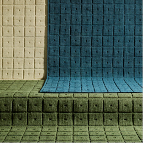Textured modern area rug