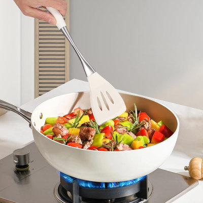 Professional-Grade Silicone Kitchen Utensil Set With Ergonomic Handles - Heat-Resistant, Non-Toxic Cookware Tools For Baking & Cooking - Dishwasher Safe Utensils For Home Chefs