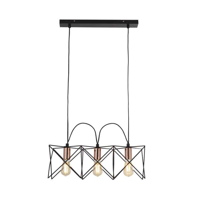 Briceno 3-Light Geometric Chandelier