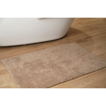 Clarissa Solid Color Bath Rug Eider & Ivory