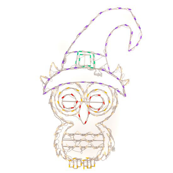 Figurine lumineuse Witch Owl