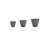Step Circular Positive Upcycled Plastic Planter for Indoor/Outdoor - Small-111113774-111113773