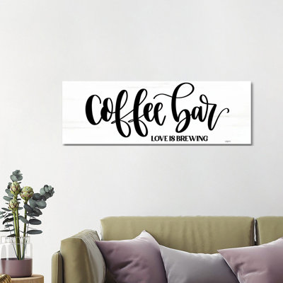 Coffee Bar by Imperfect Dust - Wrapped Canvas Panoramic Gallery-Wrapped Canvas Giclée