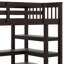 Lit mezzanine avec tablettes de rangement intégrées et bureau sous le lit-1887599171-1887599168