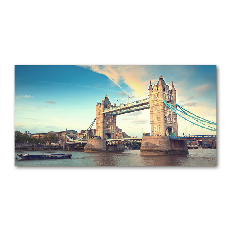 Tower Bridge London - Wrapped Canvas Print