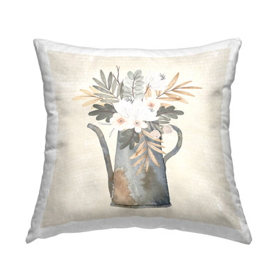 Coussin décoratif avec jardin