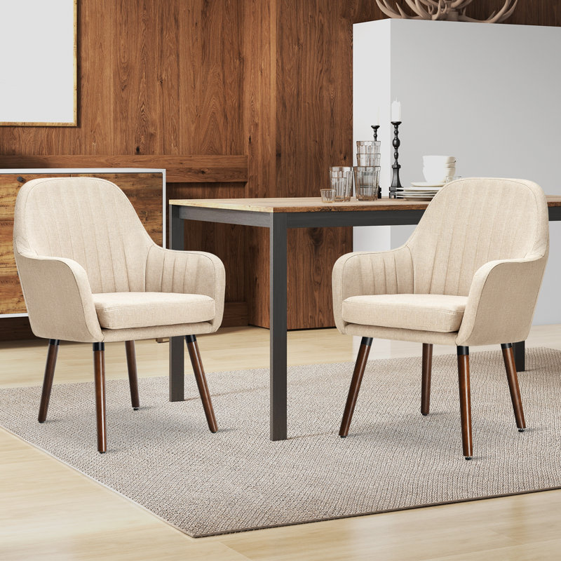 Oblak Upholstered Linen Armchair