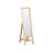 Kirshbaum Solid Wood Framed Freestanding Cheval in Beige