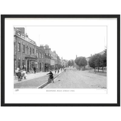 Bridport, West Street 1904 by Francis Frith - Single Picture Frame Print
