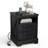 Farmhouse Nightstand,End Table with charging station-1208019154-1235600462