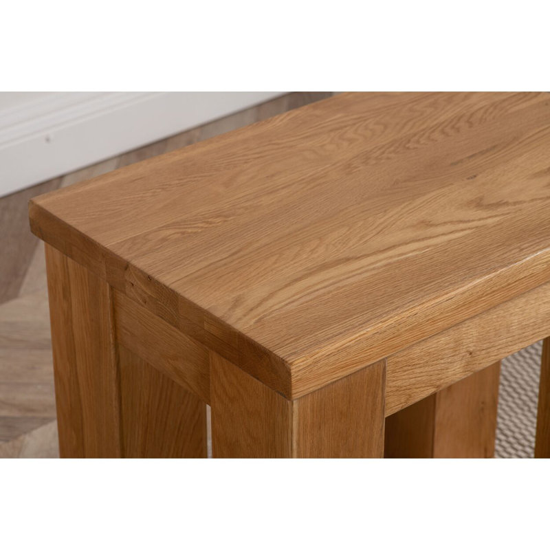 Bonnielou Solid Wood End Table