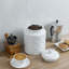 Pot à biscuits décoratif noir avec couvercle-1551827420