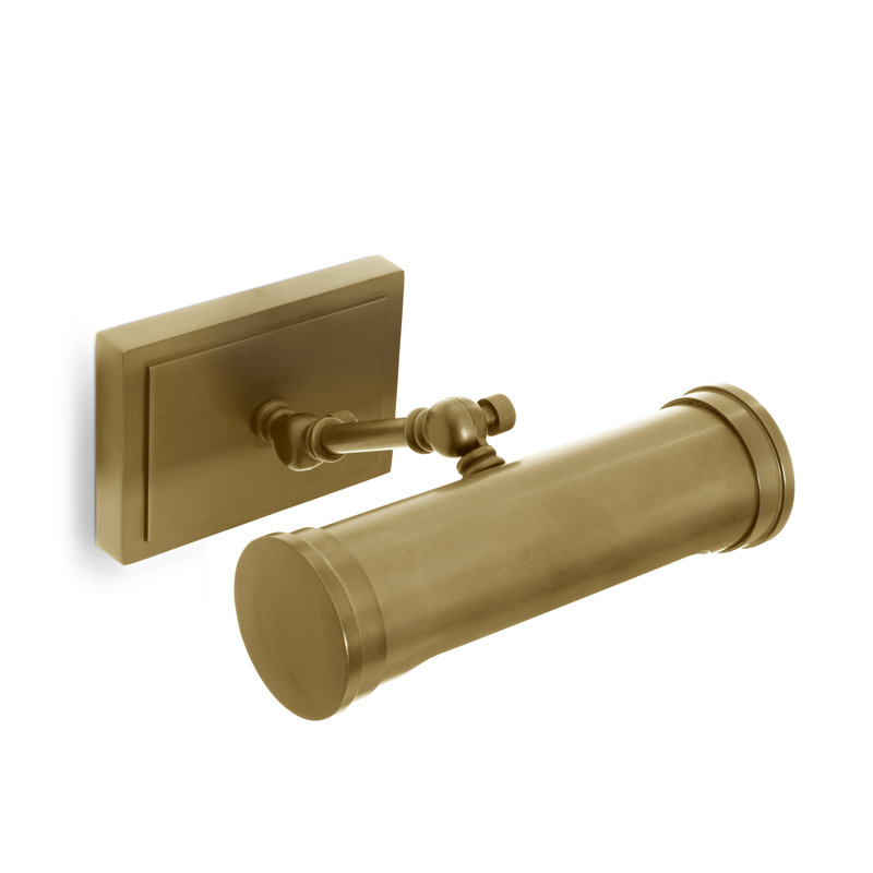 Tate 9'' Dimmable Wall Mounted Picture Light, Natural Brass