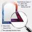 Colourful White Rainbow spiral II - miroir asymétrique arc-en-ciel-817015104
