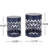 Navy Blue Garden Side Table - Iron Cut, Modern, 12.00"W X 16.00"H Outdoor Metal Blue, , 12.00"H,-1336006574