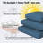 Upgraded 3.5" Deep Seat Outdoor Cushions For Patio Furniture, Waterproof & Fade Resistant Replacement For 4-Seat Patio Sectional Sofa With 5 Pillows-1580878960