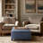 Della 30'' W Blue Button Tufted Square Storage Ottoman Module For Sofa, Module For Sectional Sofa-1198599702