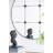 Emmie Iron Round Mirror