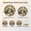 Paire de vitraux Owl-714377285