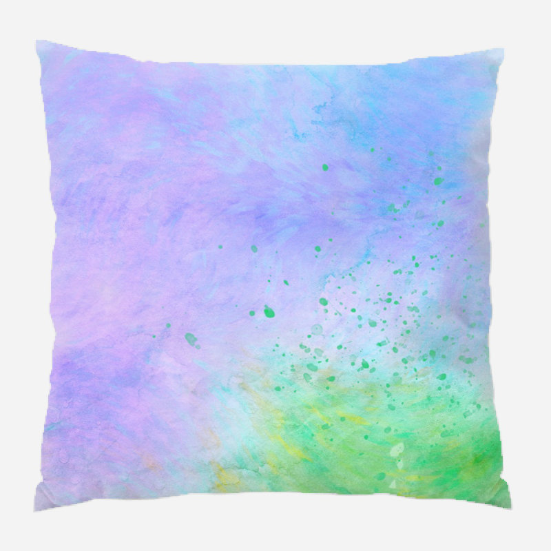 Carmel Throw Pillow, Microsuede, Indoor