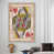White Floater Framed