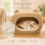 Lit-grotte en rotin Cat-Ear