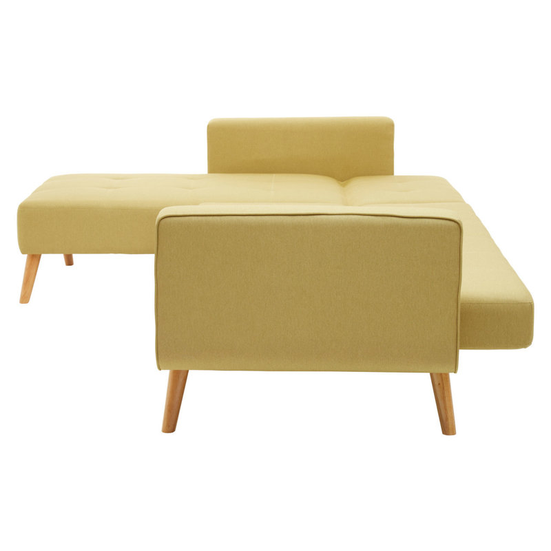 Glenda 4 Seater Sofa & Chaise, Olive