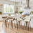 Modern Upholstered Swivel Counter Height Bar Stool-891631852