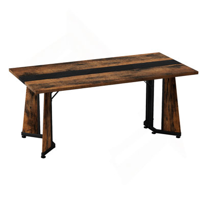 70.9"Rectangular Large Dining Table, Waterproof Large Desk For 8 People, Deluxe Family Dining Table With Adjustable Legs For Kitchen