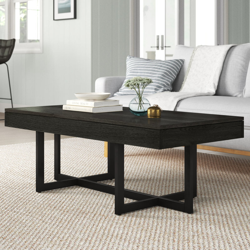 Burch Single Coffee Table, Black