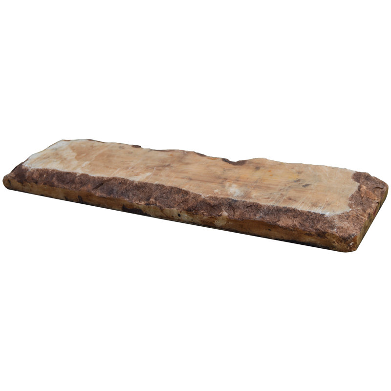 11.75 in. x 4 in. Hand Painted Marble Decorative Accent