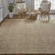 Fleurette Handmade Brown Rug