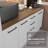 Hazel Kitchen Set 94"L Pantry Storage Base Cabinet Wall Cupboard Engineered Wood Multiple Compartments Organization Unit - White