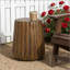 Table d'appoint Tree Stump MGO avec finition grain de bois