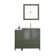 42" Single Bathroom Vanity with Top with Mirror