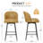 Benedit Swivel Upholstered Counter Stool (Set of 2)-565158091
