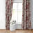 Country Lane Toile Crimson Cotton Rod Pocket Drapery Panel Set of 2-109900630