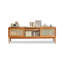 78.74" Nut-brown Solid Wood+Rattan+Glass TVStands-108830354-108830352