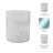 Decorative Round Hurricane Candle Holder with Frosted Bottom Style - Modern Glass Pillar Candlestick Holder for Tabletop Accent - Clear & Frost-1680817752